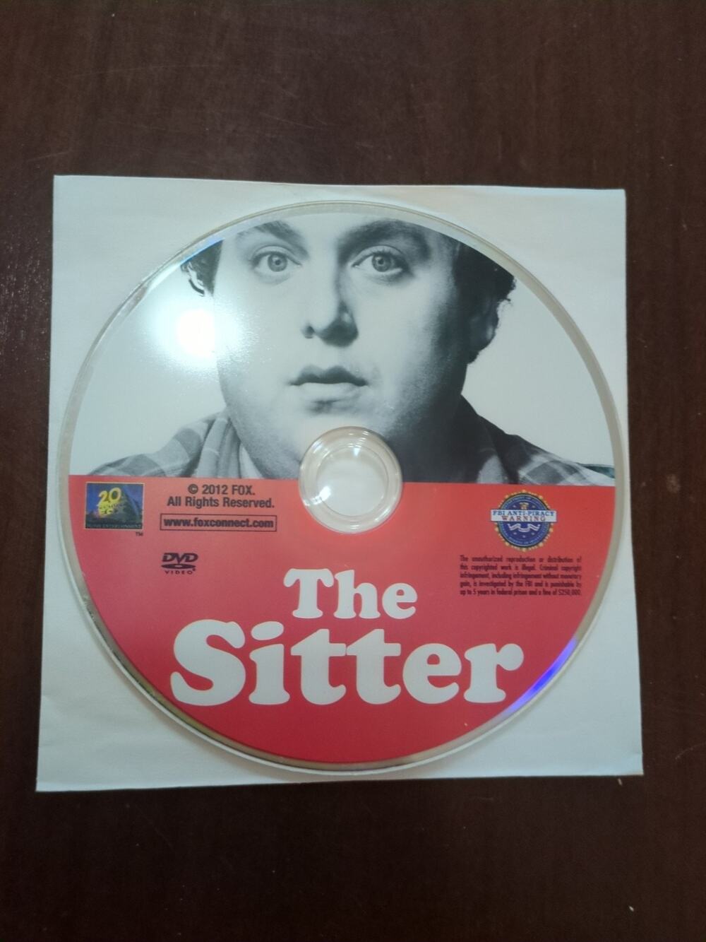 The Sitter DVD 2011 disc only